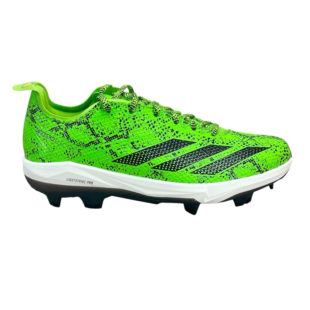 Adidas Adizero Electric 2 Baseball Cleats Electric Green Men's Sz 11 JR7821